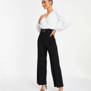 🔥Quiz Chic Black and White Jumpsuit sz 14 NWT